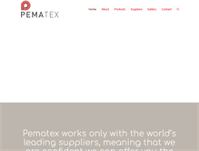 Tablet Screenshot of pematex.co.uk